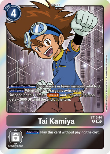 Tai Kamiya [ST15-14] [Starter Deck 15: Dragon of Courage] Foil