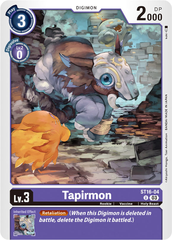 Tapirmon [ST16-04] [Starter Deck 16: Wolf of Friendship]