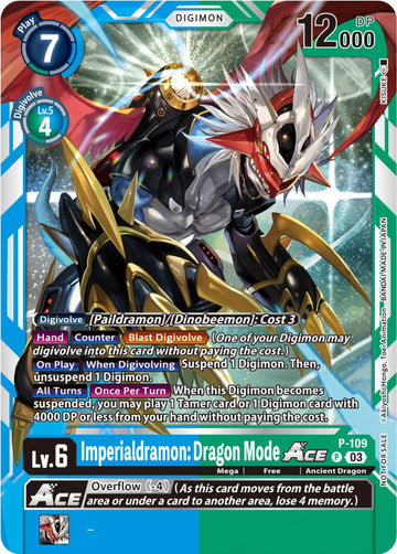 Imperialdramon: Dragon Mode ACE (NYCC 2023 Demo Deck) [P-109] [Digimon Demo Deck Exclusive Cards]
