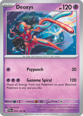 Deoxys [074/182] [Paradox Rift] Reverse Holofoil