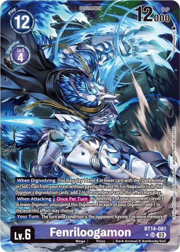 Fenriloogamon (Alternate Art) [BT14-081] [Blast Ace] Foil