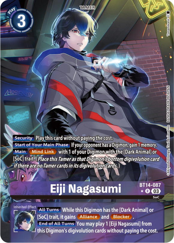 Eiji Nagasumi (Alternate Art) [BT14-087] [Blast Ace] Foil