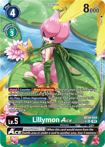 Lillymon ACE (Alternate Art) [BT14-049] [Blast Ace] Foil