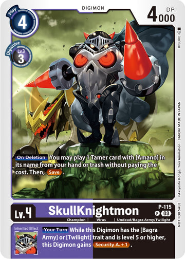 SkullKnightmon (3rd Anniversary Survey Pack) [P-115] [Digimon Promotion Cards]