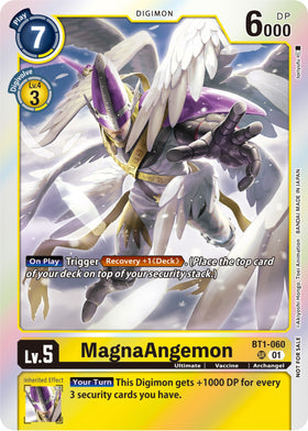 MagnaAngemon (Blast Ace Double Pack Set) [BT1-060] [Release Special Booster 1.0] Foil