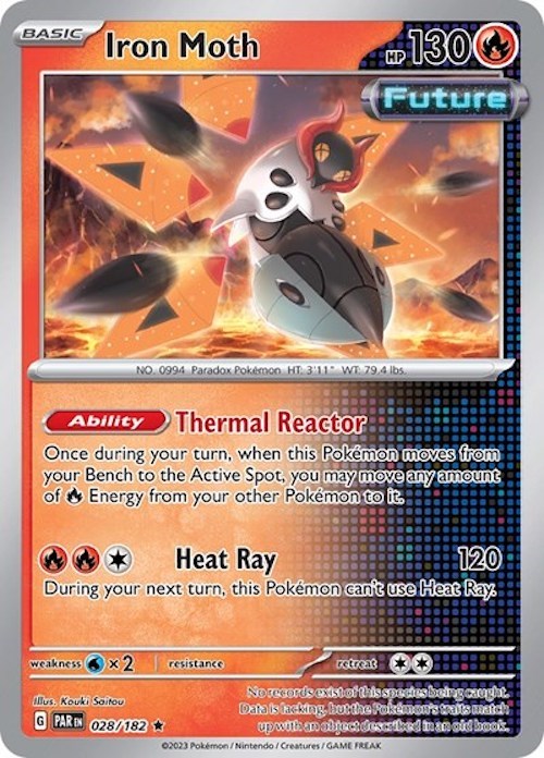 Iron Moth (Cosmos Holo) [028/182] [Paradox Rift] Holofoil
