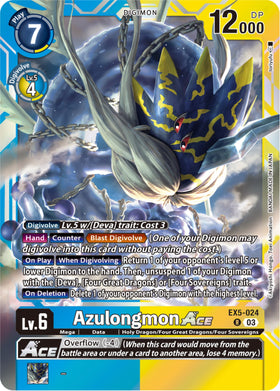 Azulongmon ACE [EX5-024] [Animal Colosseum] Foil
