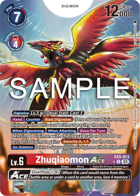 Zhuqiaomon ACE (Alternate Art) [EX5-013] [Animal Colosseum] Foil