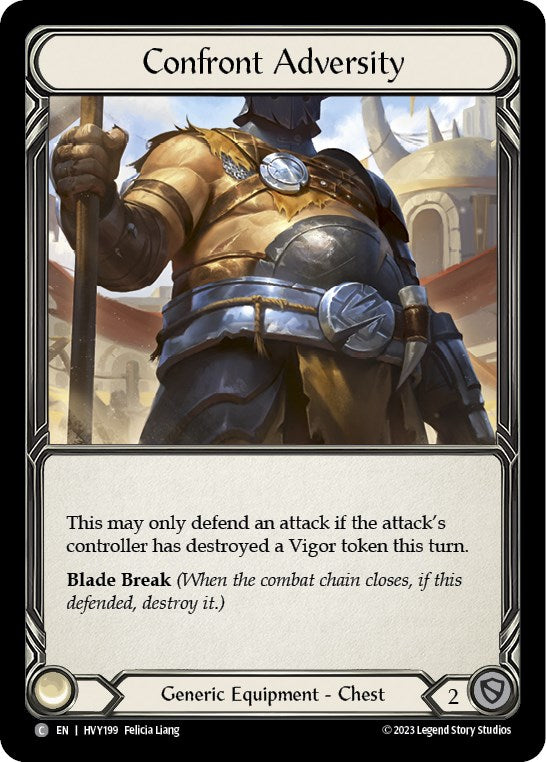 Confront Adversity [HVY199] [Heavy Hitters] Cold Foil