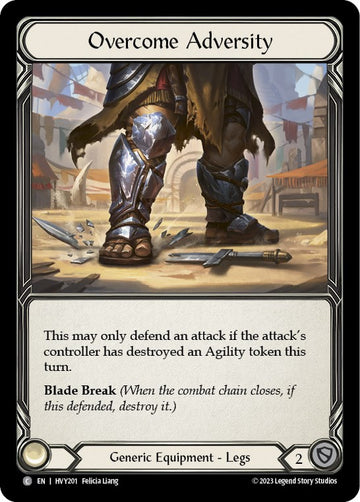 Overcome Adversity [HVY201] [Heavy Hitters] Cold Foil