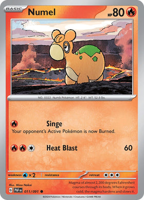 Numel [011/091] [Paldean Fates] Reverse Holofoil