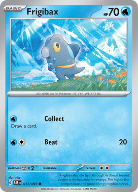 Frigibax [017/091] [Paldean Fates] Reverse Holofoil