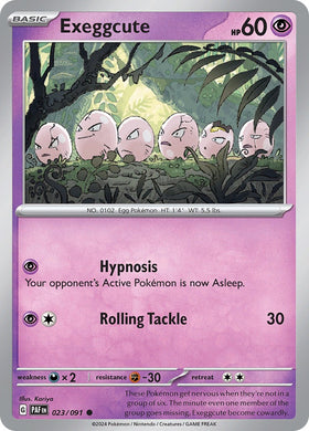 Exeggcute [023/091] [Paldean Fates]