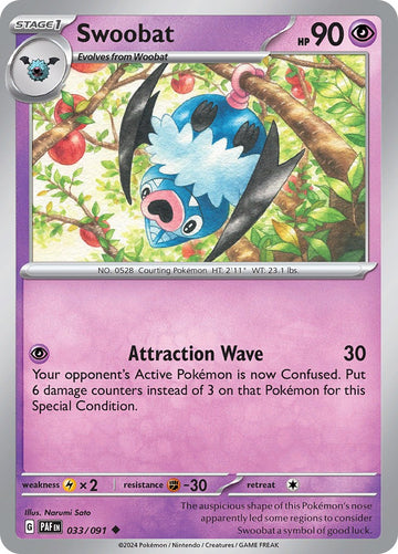 Swoobat [033/091] [Paldean Fates]