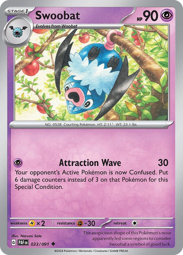 Swoobat [033/091] [Paldean Fates]