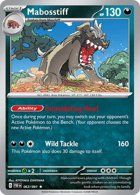 Mabosstiff [063/091] [Paldean Fates] Holofoil
