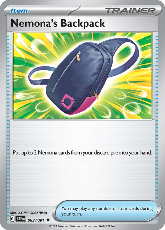 Nemona's Backpack [083/091] [Paldean Fates]