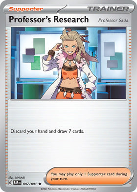 Professor's Research [087/091] [Paldean Fates] Holofoil