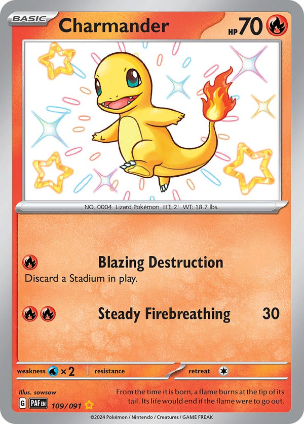 Charmander [109/091] [Paldean Fates] Holofoil