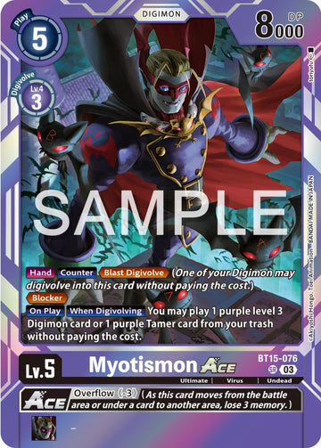 Myotismon ACE [BT15-076] [Exceed Apocalypse] Foil