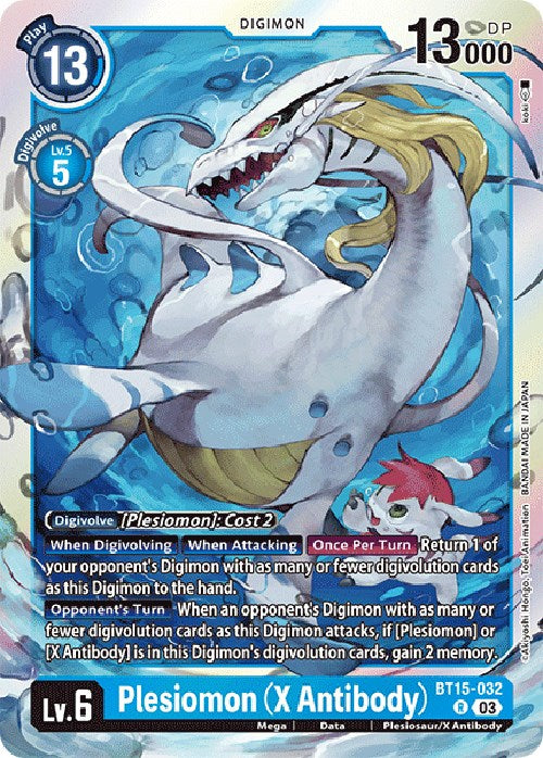 Plesiomon (X Antibody) [BT15-032] [Exceed Apocalypse] Foil
