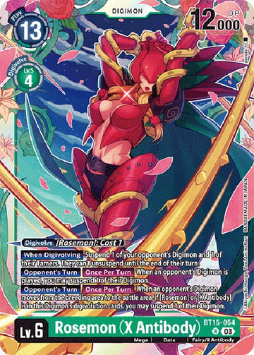 Rosemon (X Antibody) [BT15-054] [Exceed Apocalypse] Foil
