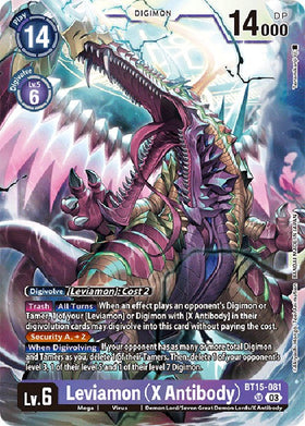 Leviamon (X Antibody) [BT15-081] [Exceed Apocalypse] Foil