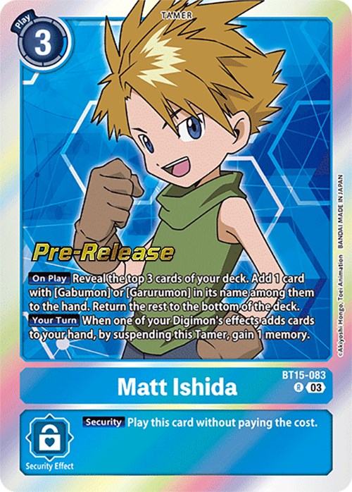 Matt Ishida [BT15-083] [Exceed Apocalypse Pre-Release Cards] Foil