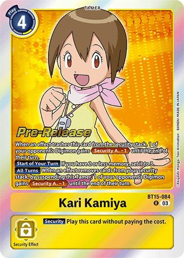 Kari Kamiya [BT15-084] [Exceed Apocalypse Pre-Release Cards] Foil