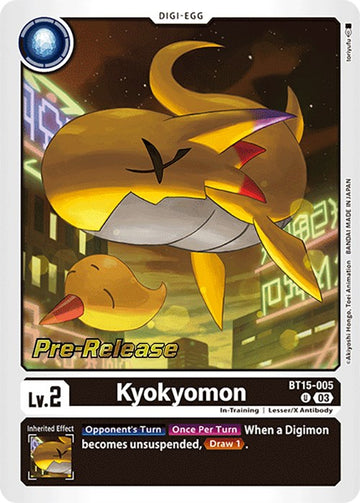 Kyokyomon [BT15-005] [Exceed Apocalypse Pre-Release Cards] Foil