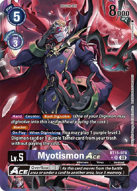 Myotismon ACE (Alternate Art) [BT15-076] [Exceed Apocalypse] Foil