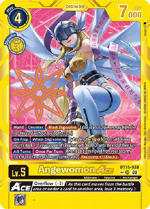 Angewomon ACE (Special Rare) [BT15-038] [Exceed Apocalypse] Foil