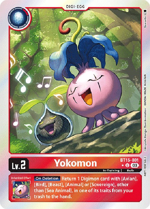 Yokomon (Exceed Apocalypse Box Promotion Pack) [BT15-001] [Exceed Apocalypse] Foil