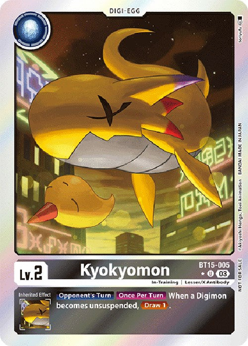 Kyokyomon (Exceed Apocalypse Box Promotion Pack) [BT15-005] [Exceed Apocalypse] Foil