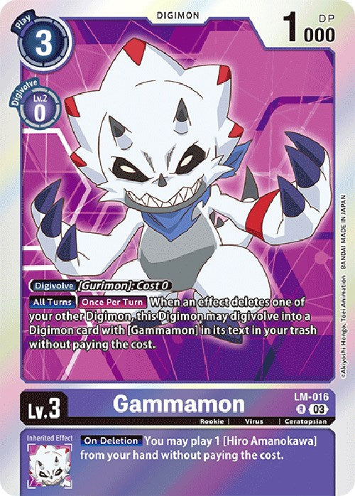 Gammamon (English Exclusive) [LM-016] [Exceed Apocalypse] Foil
