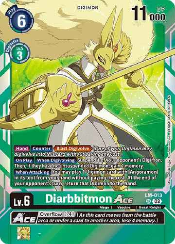 Diarbbitmon ACE (English Exclusive) [LM-013] [Exceed Apocalypse] Foil