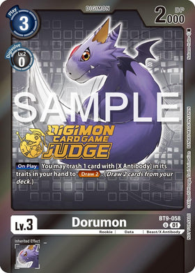 Dorumon (Judge Pack 5) [BT9-058] [X Record] Foil