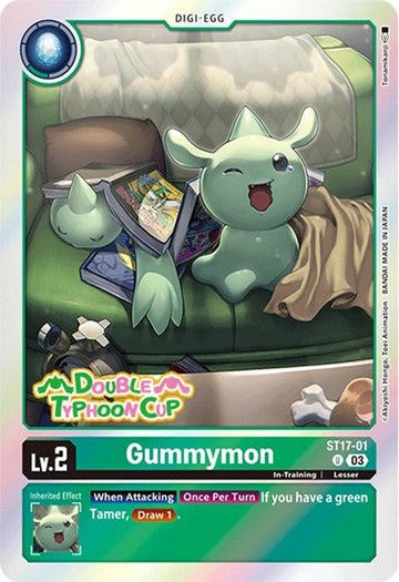 Gummymon [ST17-01] [Starter Deck 17: Double Typhoon Advanced Deck Set Pre-Release Cards] Foil