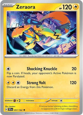 Zeraora [057/162] [Temporal Forces] Reverse Holofoil