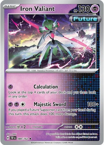 Iron Valiant [080/162] [Temporal Forces] Reverse Holofoil