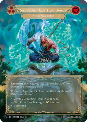 Sacred Art: Jade Tiger Domain (Marvel) [MST053] [Part the Mistveil] Cold Foil