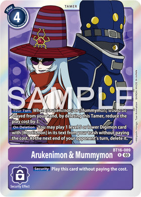 Arukenimon & Mummymon [BT16-089] [Beginning Observer] Foil