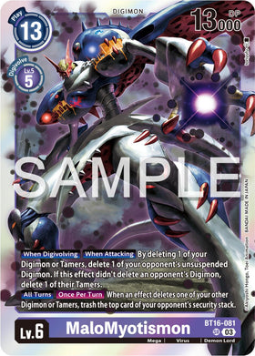 MaloMyotismon [BT16-081] [Beginning Observer] Foil