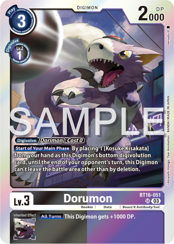 Dorumon [BT16-051] [Beginning Observer] Foil