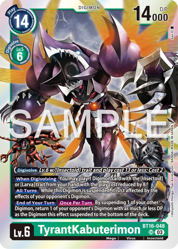 TyrantKabuterimon [BT16-048] [Beginning Observer] Foil