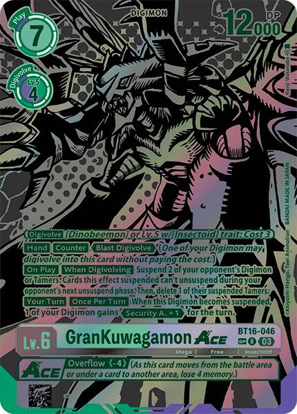 GranKuwagamon ACE (Textured) [BT16-046] [Beginning Observer] Foil