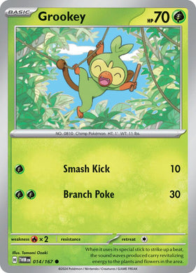 Grookey [014/167] [Twilight Masquerade] Reverse Holofoil