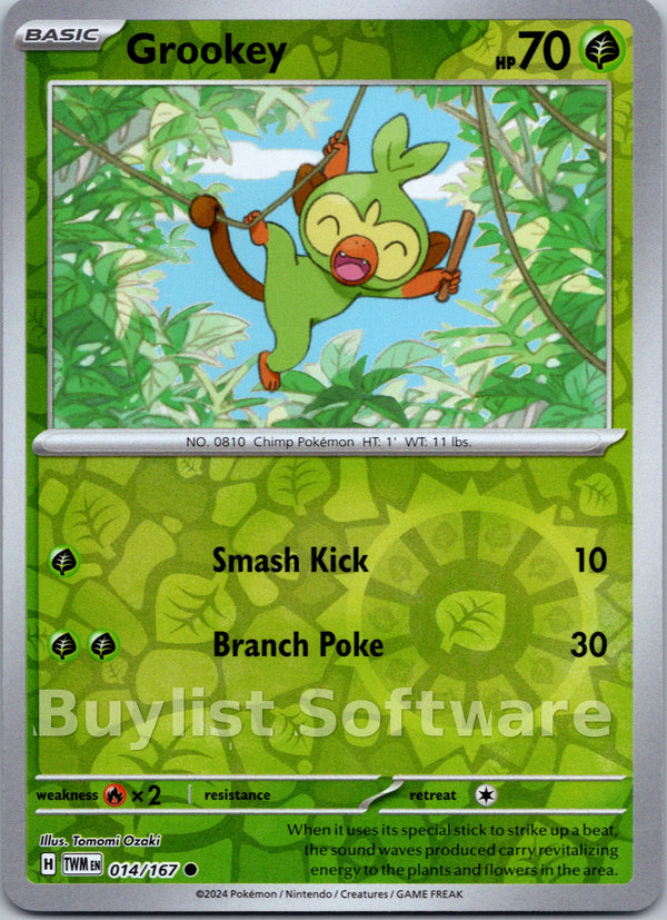 Grookey [014/167] [Twilight Masquerade] Reverse Holofoil
