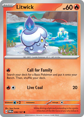 Litwick [036/167] [Twilight Masquerade] Reverse Holofoil