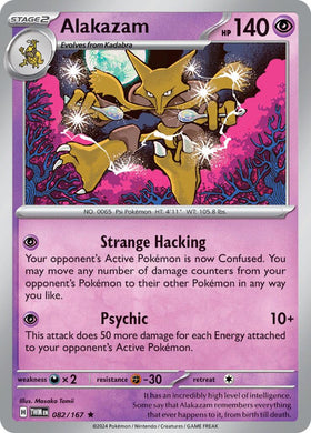 Alakazam [082/167] [Twilight Masquerade] Reverse Holofoil